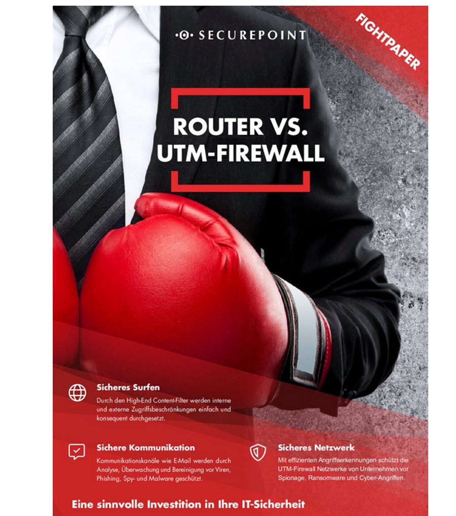 Router vs. UTM-Firewall – PDF-Vorschau